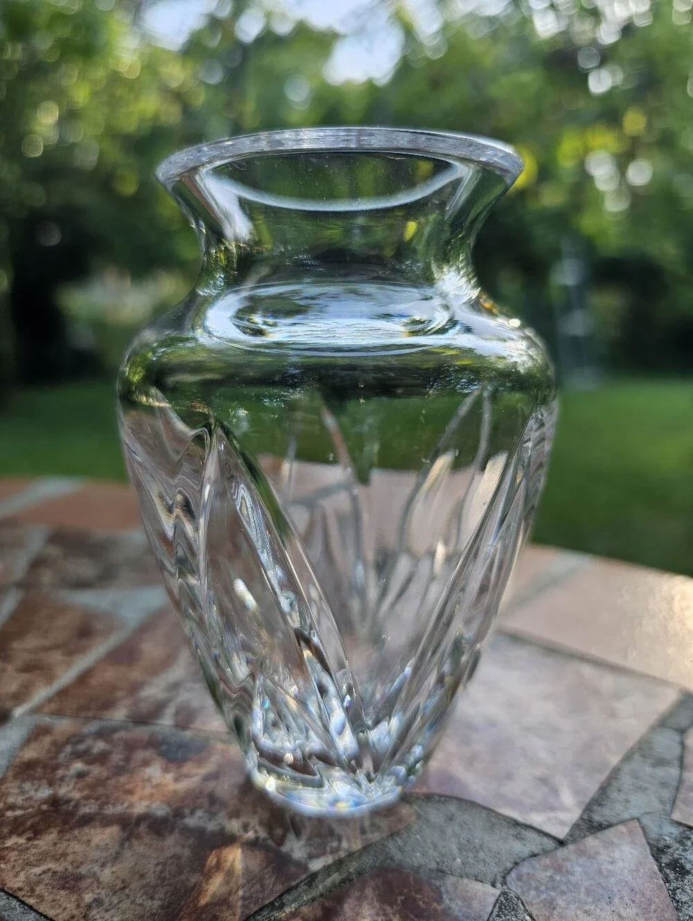 Waterford Posey Attendant Crystal Bud Vase 4.25